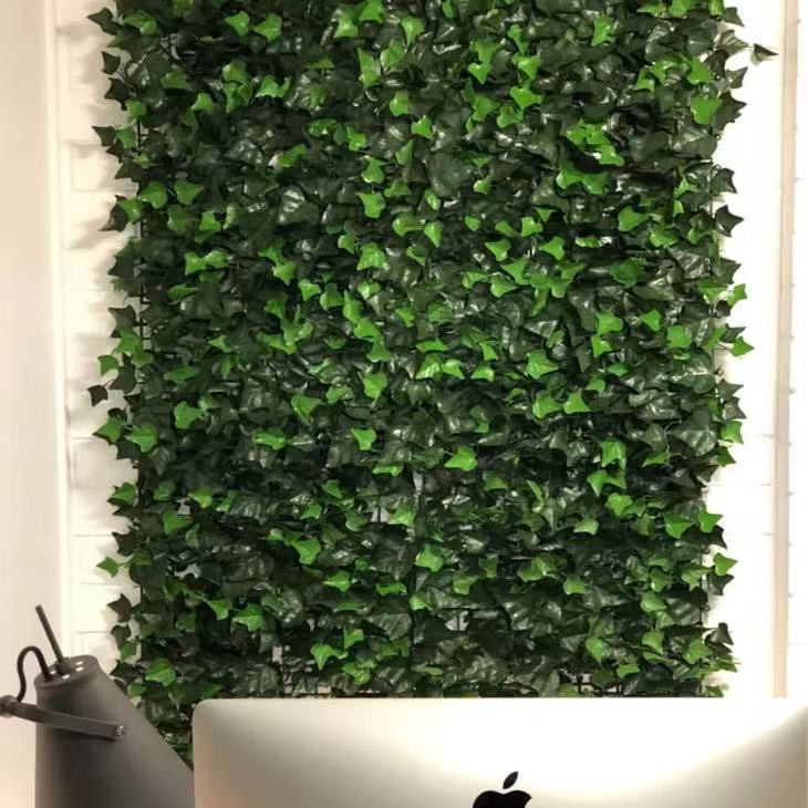 Boston Ivy Artificial Vertical Garden Green Wall Panel 40×40in 11 SQ FT – UV Resistant – Commercial Grade factory
