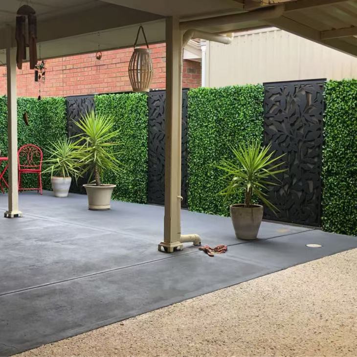 Jasmine Artificial Vertical Garden Green Wall Panel 40×40in 11 SQ FT – UV Resistant – Commercial Grade best