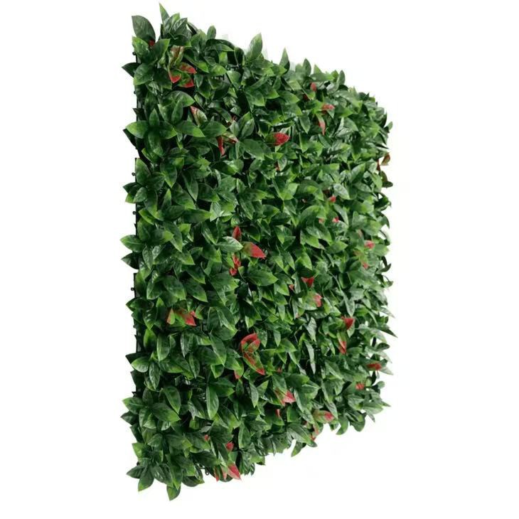 Photinia Artificial Vertical Garden Green Wall Panel 40×40in 11 SQ FT – UV Resistant – Commercial Grade suppliers