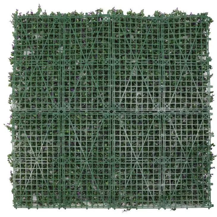 Purple Lavender Foliage Artificial Vertical Garden Green Wall Panel 40×40in 11 SQ FT – UV Resistant – Commercial Grade high quality