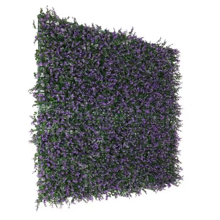 Purple Lavender Foliage Artificial Vertical Garden Green Wall Panel 40×40in 11 SQ FT – UV Resistant – Commercial Grade suppliers