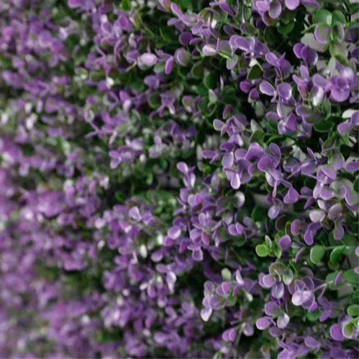 Purple Lavender Foliage Artificial Vertical Garden Green Wall Panel 40×40in 11 SQ FT – UV Resistant – Commercial Grade factory