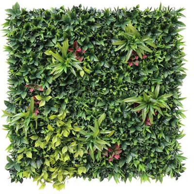 Green Meadows Artificial Vertical Garden Green Wall Panel 40×40in 11 SQ FT – UV Resistant – Commercial Grade