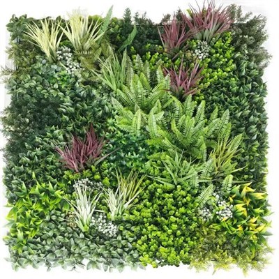 Urban Greenery Artificial Vertical Garden Green Wall Panel 40×40in 11 SQ FT – UV Resistant – Commercial Grade